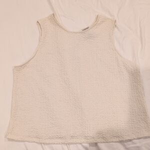 a new day Off-White Textured Tank Top